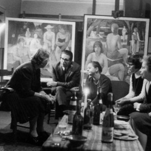 Ein Abend mit Freunden im Atelier