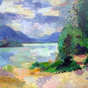 WV-Nr. 0832 (L) | Chiemseelandschaft mit Fraueninsel