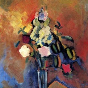 WV-Nr. 0163 (S) | Blumen in Glasvase