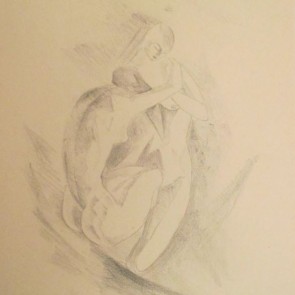 WV-Nr. 0753 (GF) | Figürliche Komposition / Zwei Frauenakte 