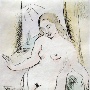 WV-Nr. 0192 (GF) | Weiblicher Akt am Fenster