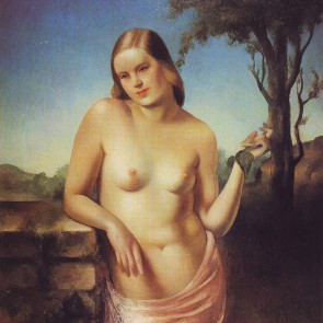 Weiblicher Halbakt / Marga 