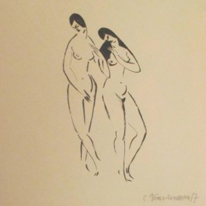 WV-Nr. 0759 (GF) | Zwei stehende Frauenakte 