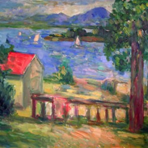 WV-Nr. 0198 (L) | Chiemseelandschaft mit Fraueninsel 