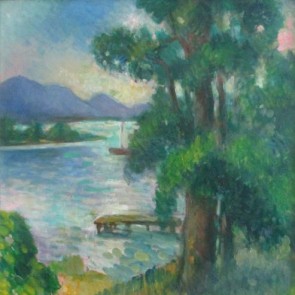 Bootssteg am Chiemsee