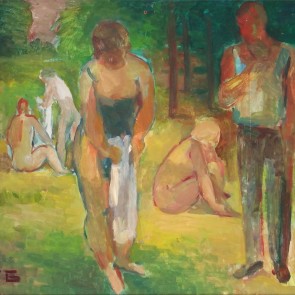 WV-Nr. 0735 (F) | Menschen im Park