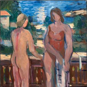 WV-Nr. 0218 (F) | Auf dem Balkon