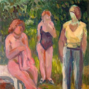 WV-Nr. 0130 (F) | Drei Frauen im Freien