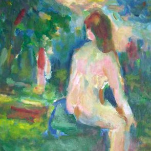 WV-Nr. 0751 (F) | Rückenakt in Landschaft