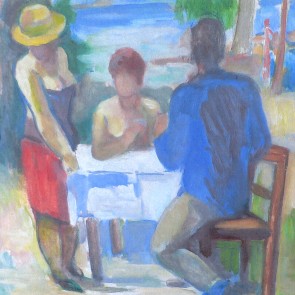 WV-Nr. 0396 (F) | Am Gartentisch