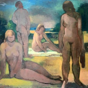 WV-Nr. 0716 (F) | Vier Frauen am See