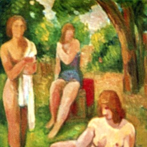 WV-Nr. 0806 (F) | Drei Frauen im Park