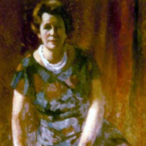 WV-Nr. 0527 (P) | Porträt Annemarie mit Perlenkette