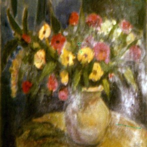 WV-Nr. 0370 (S) | Blumen in heller Vase  