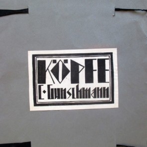 Mappe "Köpfe", 1918