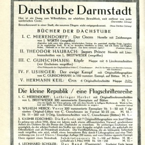 Verlagswerbung in der Zeitschrift "Das Tribunal"