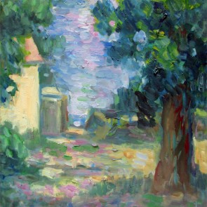 WV-Nr. 0087 (L) | Haus und Baum am Chiemsee