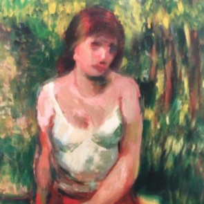 WV-Nr. 0487 (F) | Mädchen in weißer Bluse