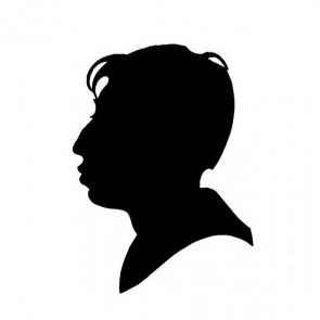 Ernst Moritz Engert: Porträtsilhouette Carl Gunschmann