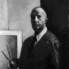 WV-Nr. 0034 (P) | Selbstporträt an der Staffelei