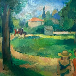 WV-Nr. 0632 (L) | Parkweg mit Reitern