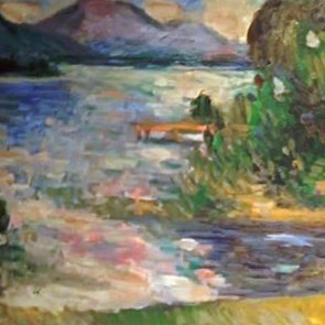 WV-Nr. 0353 (L) | Kleine Bucht am Chiemsee