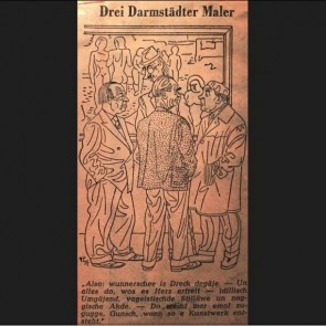 Der Pimm, drei Darmstädter Maler und die “naggischen Akde“