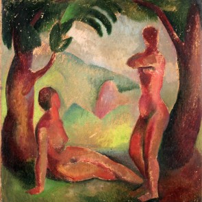 WV-Nr. 0545 (F) | Zwei Akte unter Bäumen