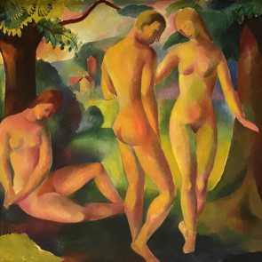 WV-Nr. 0458 (F) | Drei Akte unter Bäumen