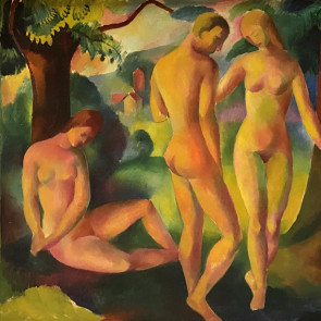 WV-Nr. 0458 (F) | Drei Akte unter Bäumen