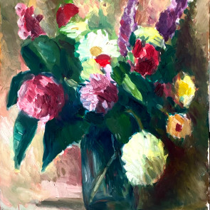 WV-Nr. 0905 (S) | Blumenstillleben mit Rittersporn